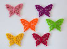 Filcová dekorace - Motýl