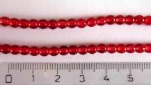 Perly (kuličky) červené 50 ks odstín pk67958