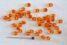 Perly (kuličky) oranžové 50 ks odstín pk67844