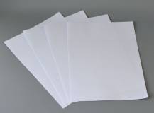 Samolepící papírová fólie A4 - BÍLÁ