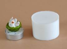 Silikonová forma čajovka - Kačenka v hnízdě