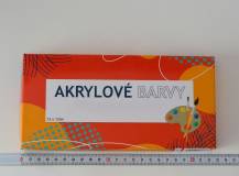 Akrylové barvy 12 x 12 ml