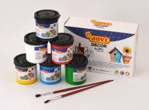 Akrylové barvy Jovi sada 6 x 55 ml