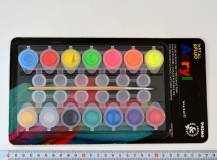Akrylové barvy Primo sada 14 x 4,5 ml FLUO+METAL