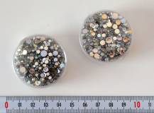 Akrylové holografické kamínky 2 - 4 mm - bal. 300 ks