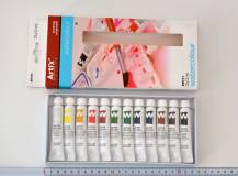 Akvarelové barvy Artix Paints sada 12 x 12 ml