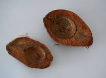 Aranžovací kokos - půlený
