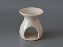 Aromalampa z porcelánu - BÍLÁ