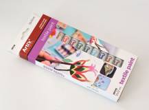 Barvy na textil Artix Paints sada 12 x 12 ml