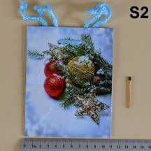 Dárková taška vánoční vel. S - 11 x 14 x 6,5 cm