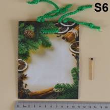 Dárková taška vánoční vel. S - 11 x 14 x 6,5 cm