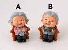 Dekorační figurka - Babička a Dědeček
