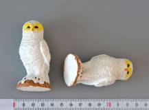 Dekorační figurka - Bílá sovička