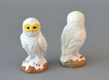 Dekorační figurka - Bílá sovička