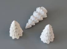 Dekorační figurka - Bílý stromeček