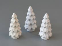 Dekorační figurka - Bílý stromeček Dekorační figurka - Bílý stromeček
