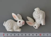 Dekorační figurka - Chlupatý králíček