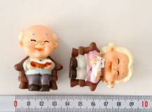 Dekorační figurka - Dědeček a Babička