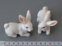 Dekorační figurka - Králíček bílý