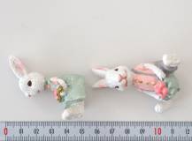 Dekorační figurka - Sedící zajíček