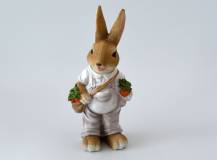 Dekorační figurka - Zajíc v kalhotkách
