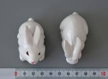 Dekorační figurka - Zajíček bílý