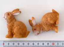 Dekorační figurka - Zajíček hnědý (2.jakost)