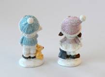 Dekorační figurka - Zimní děti