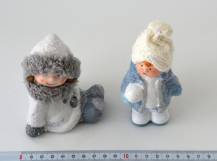 Dekorační figurky - Děti v zimě