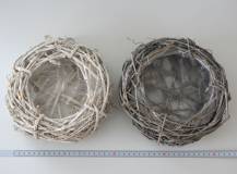 Dekorační hnízdo z révy prům. 20 cm