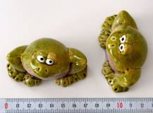 Dekorační keramická figurka - Žába