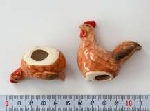 Dekorační keramické figurky - Kohoutek a slepička
