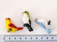 Dekorační mini figurka - Barevný ptáček