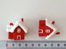 Dekorační mini figurka - Červený domeček