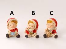 Dekorační mini figurka - Santovy děti