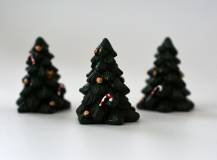 Dekorační mini figurka - Vánoční stromeček