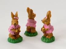 Dekorační mini figurka - Velikonoční zajíček 1