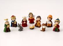Dekorační MINI figurky do betlému - SVATÁ RODINA