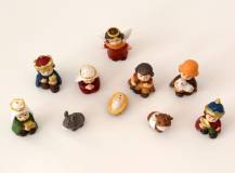 Dekorační MINI figurky do betlému - SVATÁ RODINA