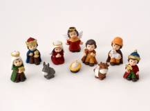 Dekorační MINI figurky do betlému - SVATÁ RODINA