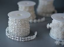 Dekorační plastové perličkové řetízky