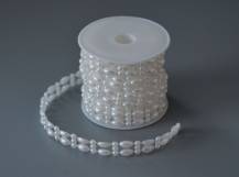 Dekorační plastové perličkové řetízky