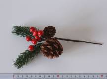 Dekorační zápichová vánoční větvička