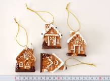 Dekorační závěsná figurka - Malovaný domeček