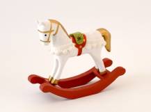 Dřevěná dekorace - Houpací koníček MALÝ