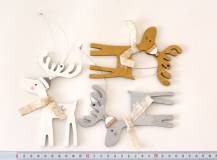 Dřevěná dekorace k zavěšení - Jelínek