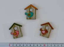 Dřevěná dekorace - Ptačí budka