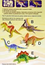 Dřevěné 3 D puzzle - Dinosauři