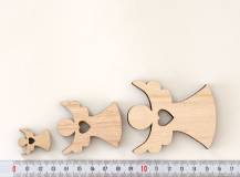 Dřevěné dekorace - ANDĚL PŘÍRODNÍ