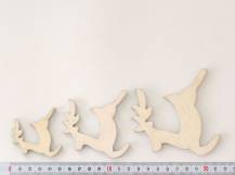 Dřevěné dekorace - JELEN PŘÍRODNÍ